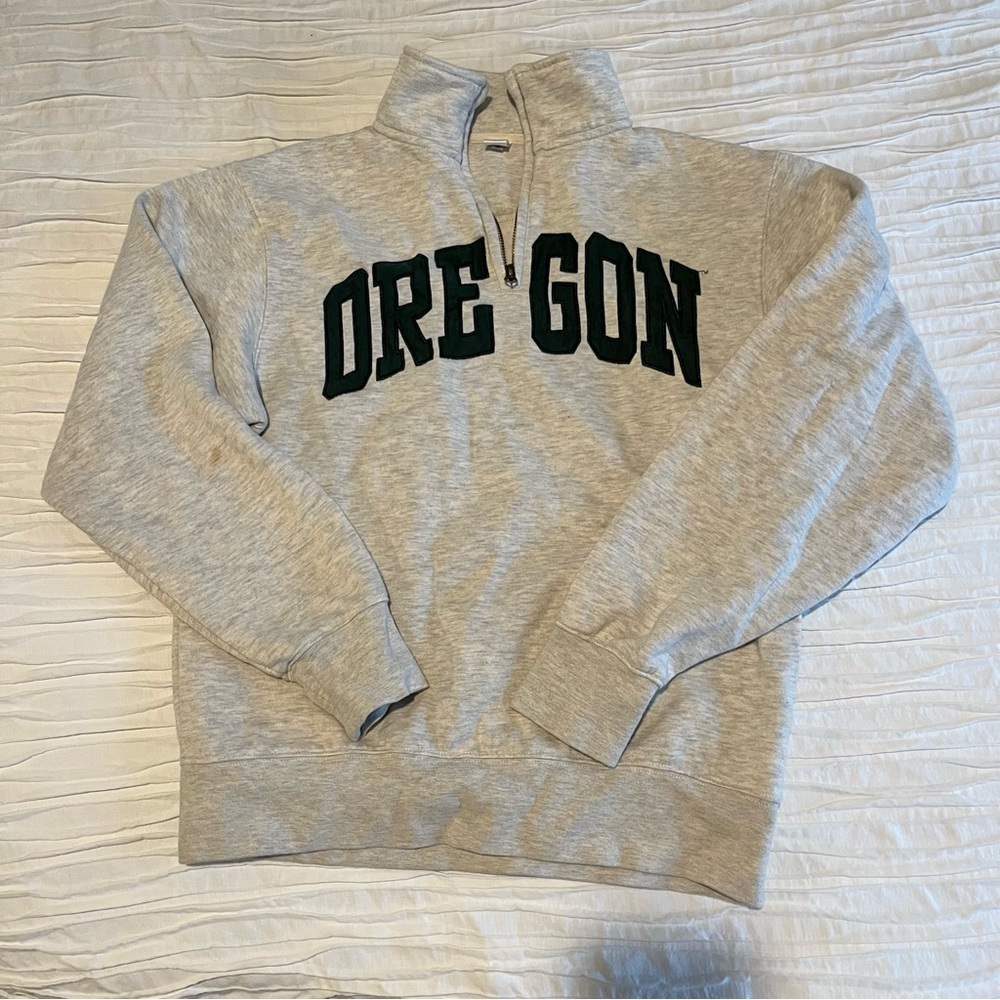Oregon Women's Gray Sweatshirt